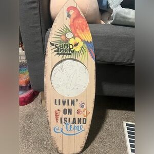 surf board picture frame